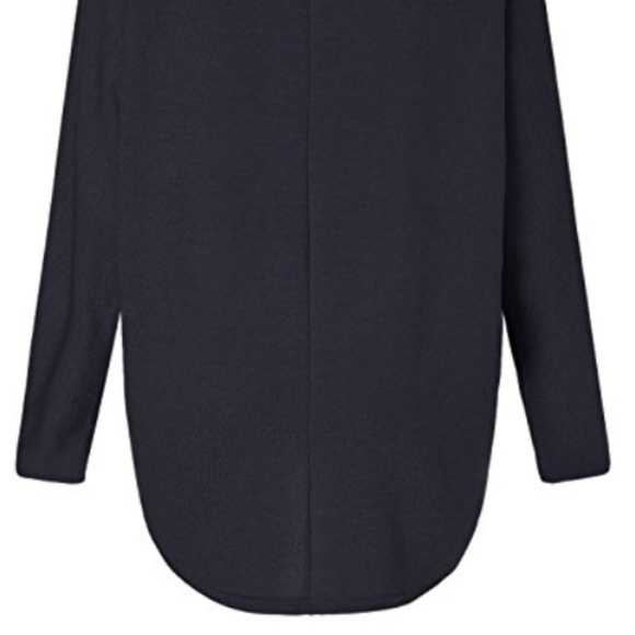 Navy Blue hi low top - Picture 4 of 4